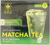 TIAN HU SHAN INSTANT MATCHA TEA 20PK