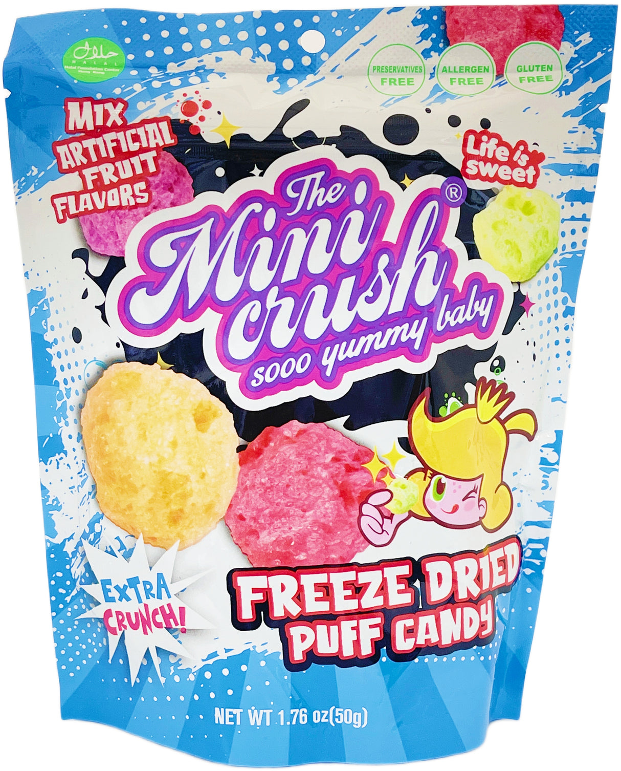 MINI CRUSH FREEZE-DRIED PUFF CANDY (1.76oz)