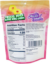 MINI CRUSH FREEZE-DRIED PEACH RING CANDY (1.76oz)