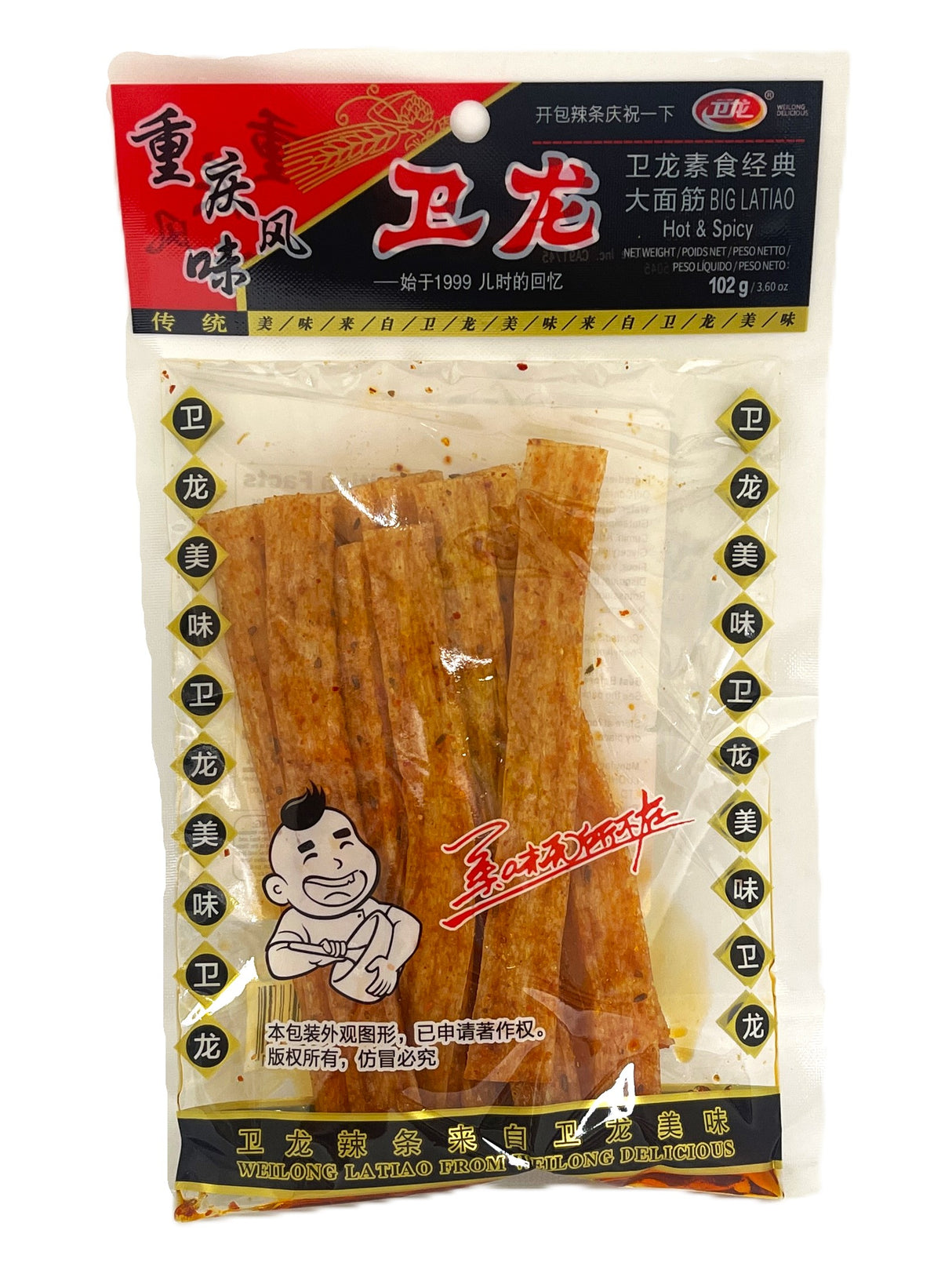 WEILONG BIG LATIAO - HOT & SPICY (3.6oz)