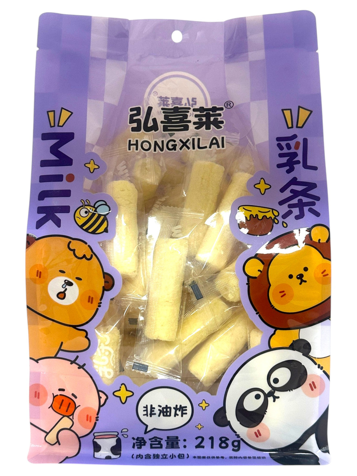 HONGXILAI MILK PUFF SNACK - HONEY BUTTER (7.69oz)