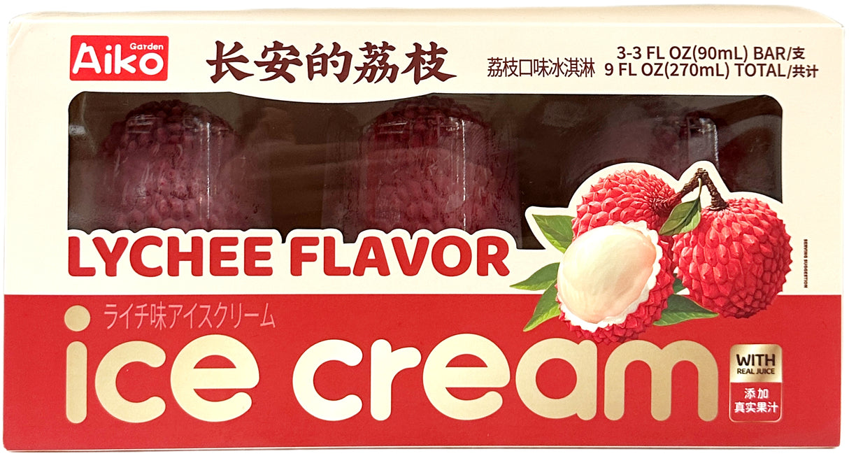 AIKO 3D LYCHEE ICE CREAM 3PK