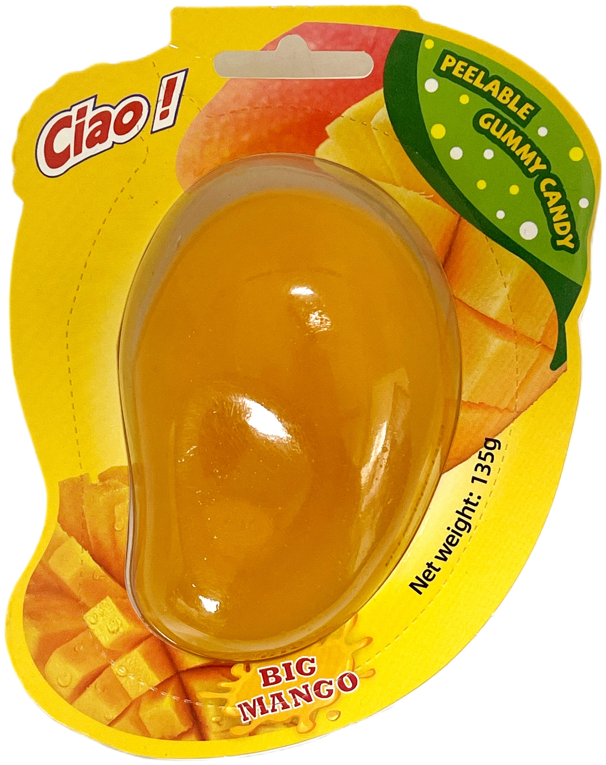 CIAO! BIG MANGO PEELABLE GUMMY CANDY (4.76oz)