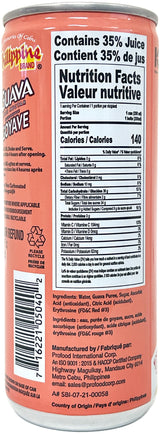 PHILIPPINE GUAVA JUICE DRINK (8.4oz)