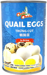 CHUON CHUON QUAIL EGGS IN BRINE (15oz)