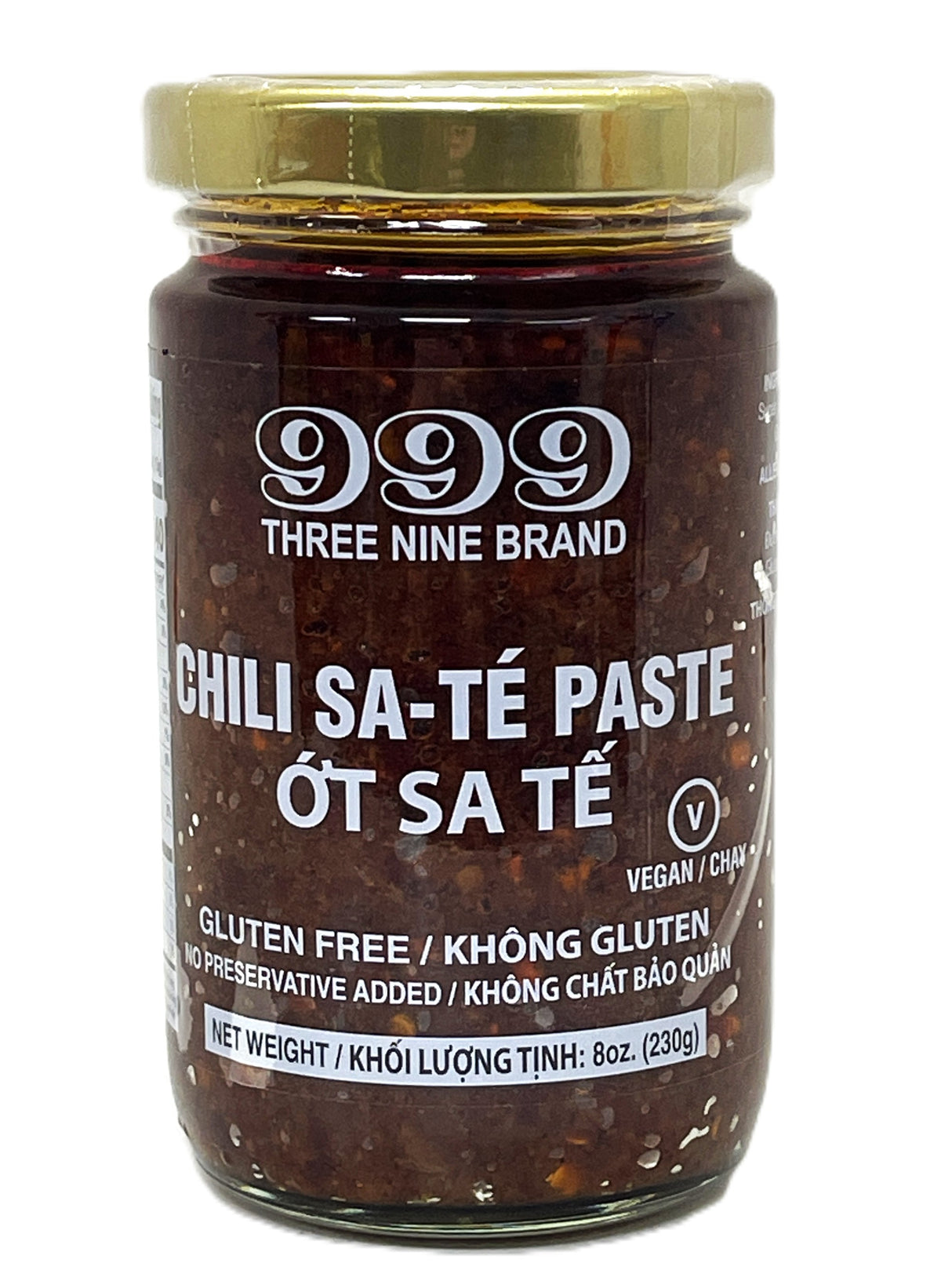 THREE NINE BRAND CHILI SA-TE PASTE (8oz)