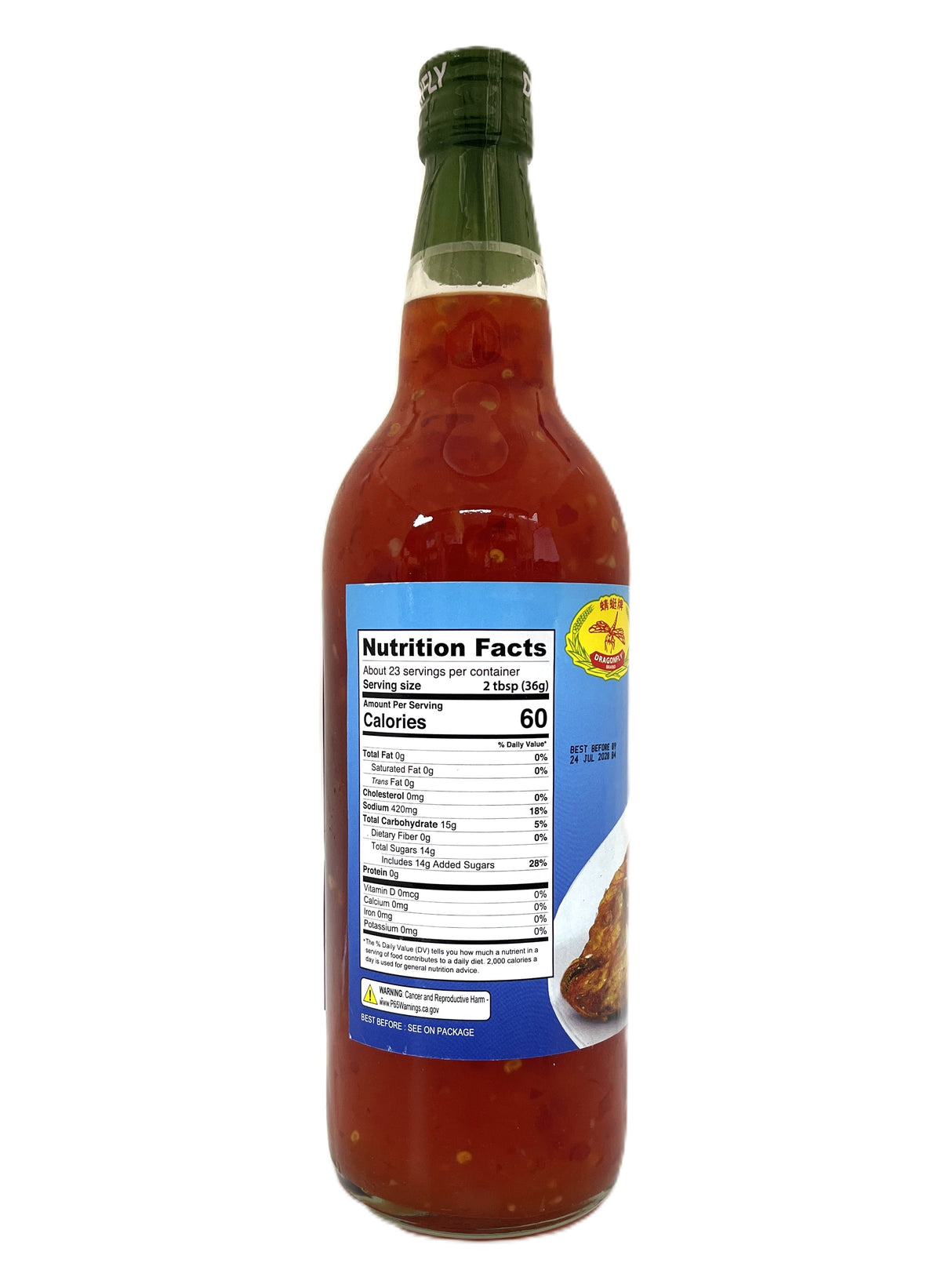 DRAGONFLY SWEET CHILI SAUCE FOR FRIED FISH (29oz)