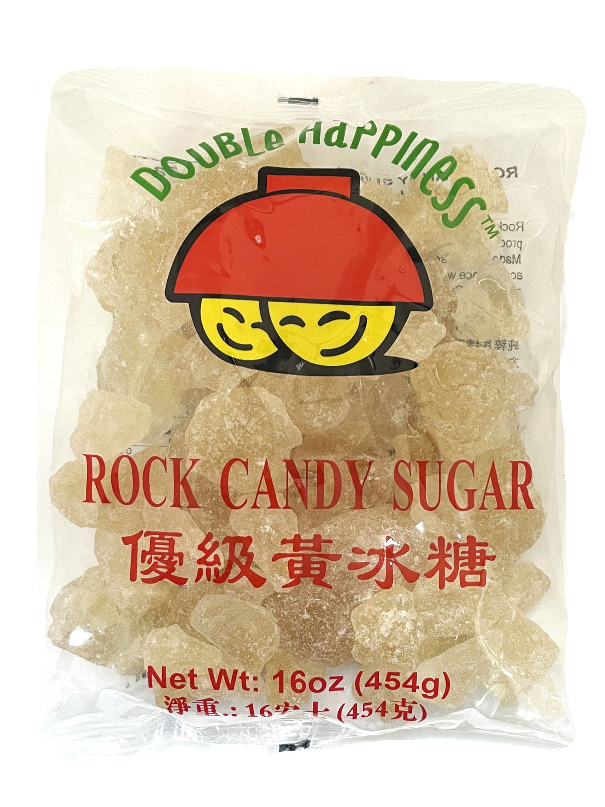 DOUBLE HAPPINESS ROCK CANDY SUGAR (16oz)