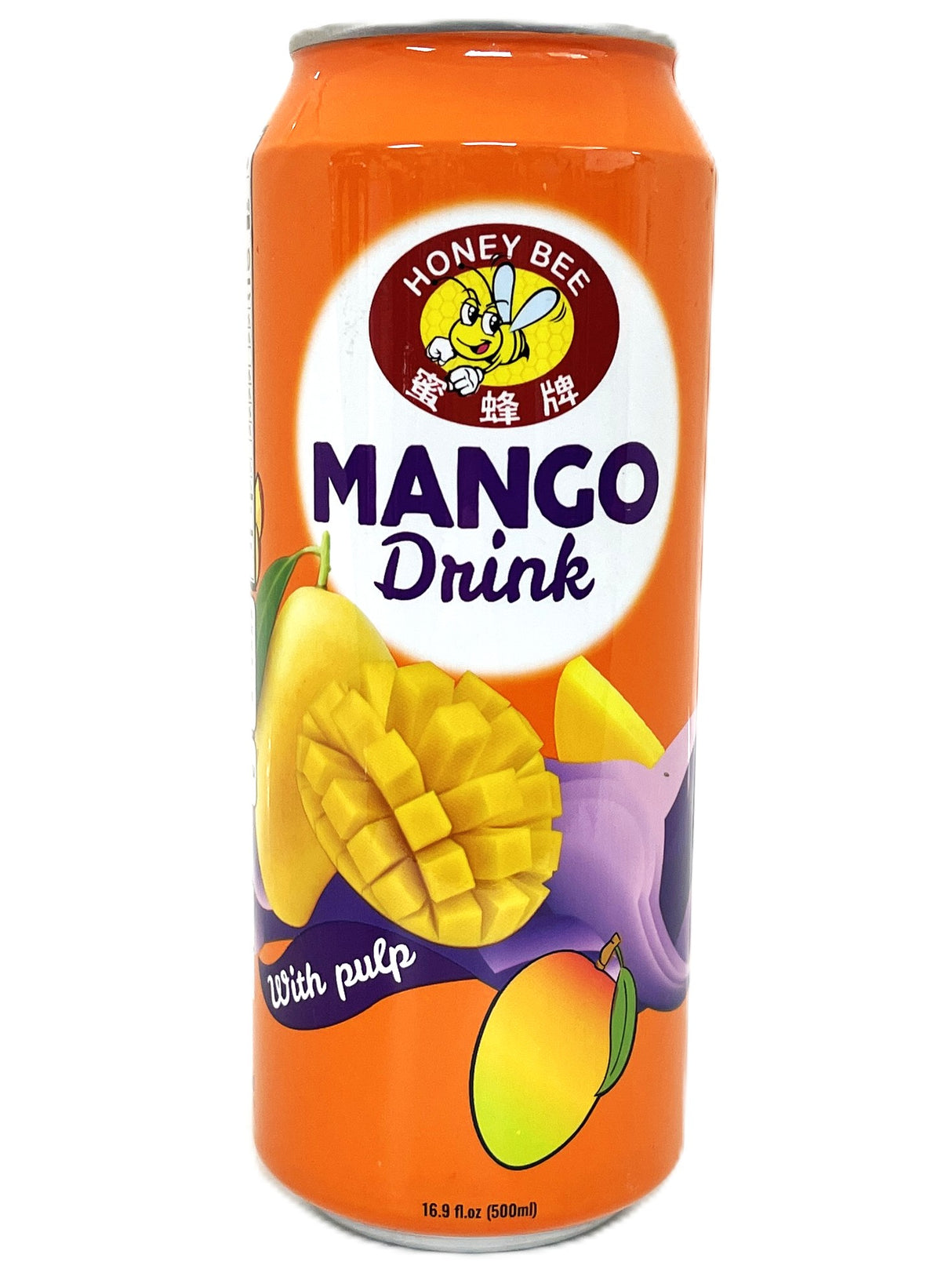 HONEYBEE MANGO DRINK WITH PULP (16.9oz)