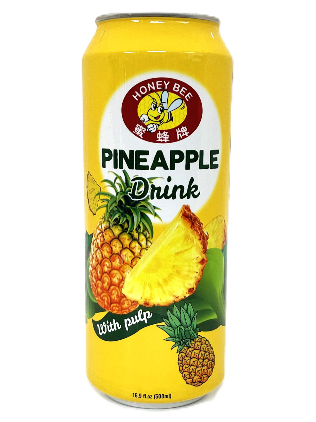 HONEYBEE PINEAPPLE DRINK WITH PULP (16.9oz)