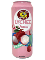 HONEYBEE LYCHEE DRINK WITH PULP (16.9oz)
