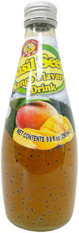 HONEYBEE BASIL SEED DRINK - MANGO (9.8oz)