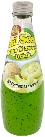 HONEYBEE BASIL SEED DRINK - MELON (9.8oz)