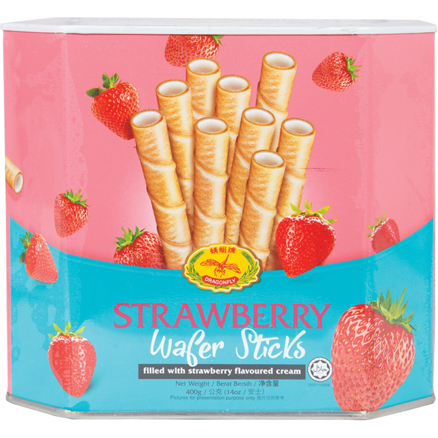DRAGONFLY WAFER STICKS - STRAWBERRY (14oz)