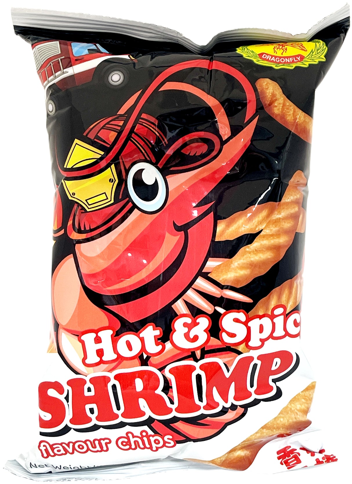 DRAGONFLY SHRIMP CHIPS - HOT & SPICY (2.1oz)