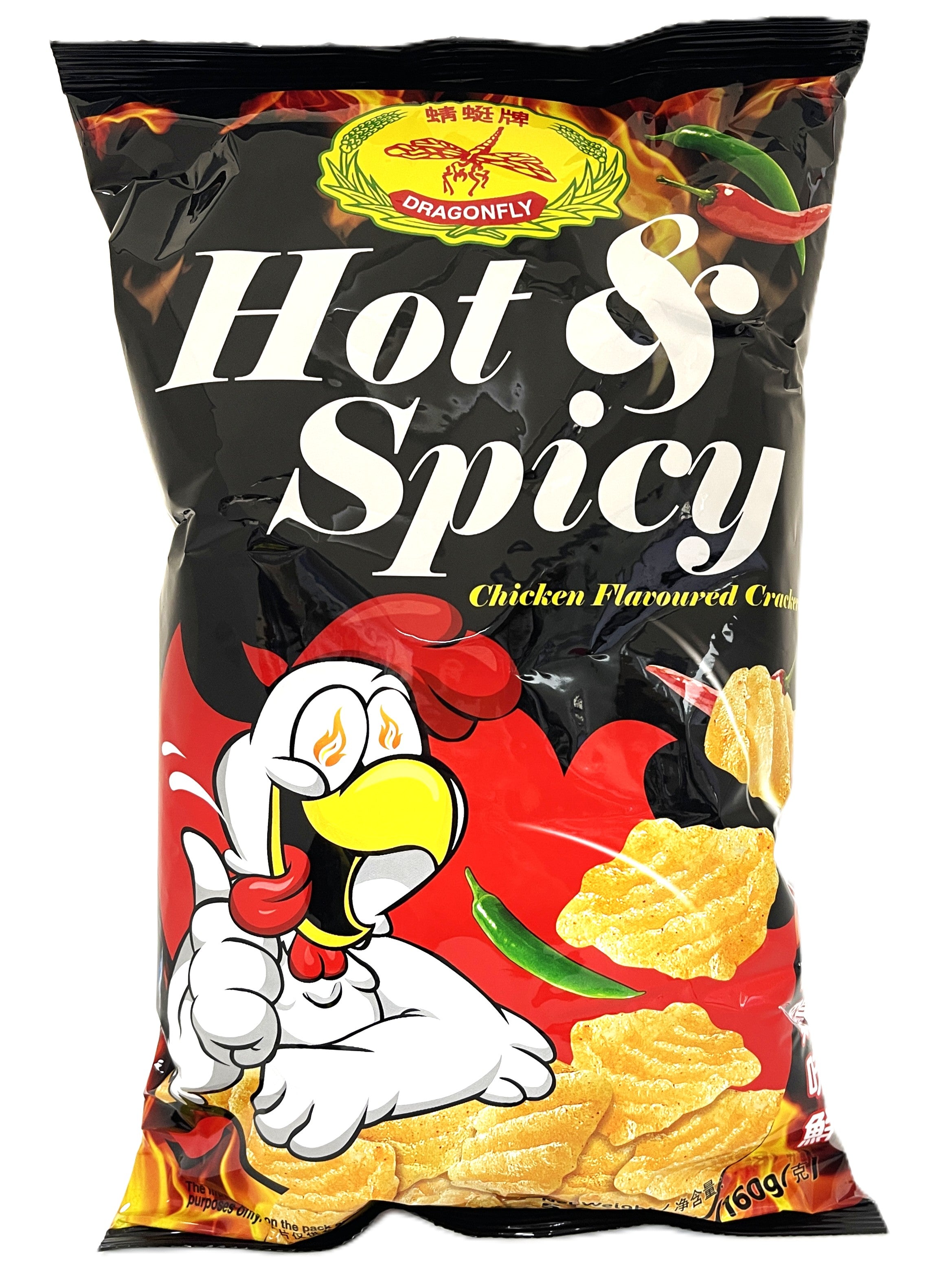 DRAGONFLY HOT & SPICY CHICKEN CRACKERS (5.6oz) – Tim's Oriental