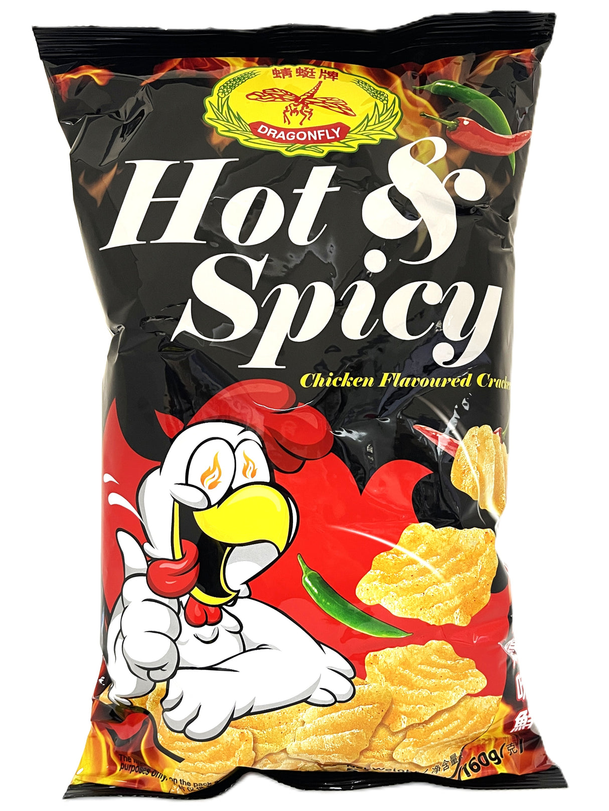 DRAGONFLY HOT & SPICY CHICKEN CRACKERS (5.6oz)