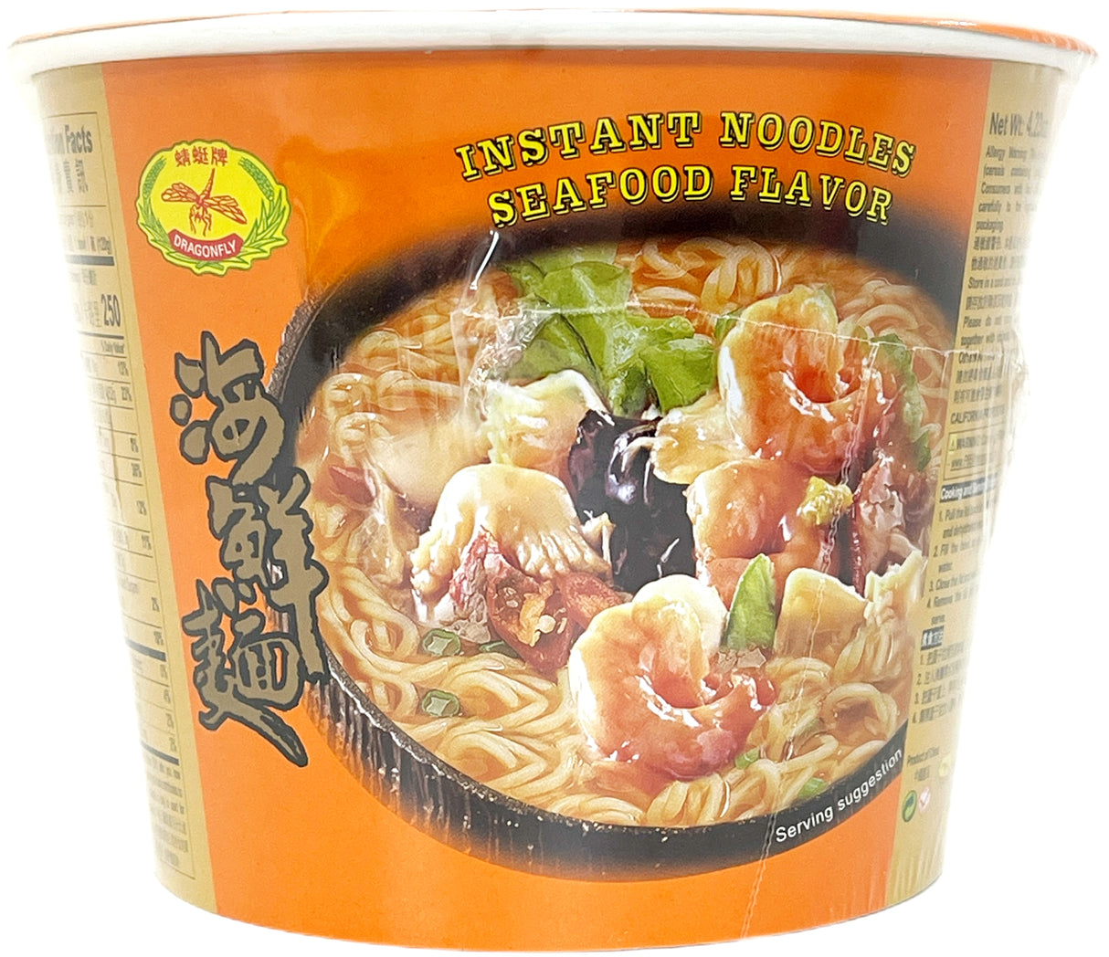 DRAGONFLY INSTANT NOODLE BOWL - SEAFOOD (4.23oz)