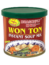 DRAGONFLY INSTANT WONTON SOUP MIX (8oz)