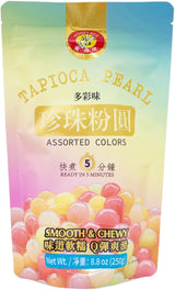 HONEY BEE INSTANT TAPIOCA PEARL - ASSORTED COLOR (8.8oz)