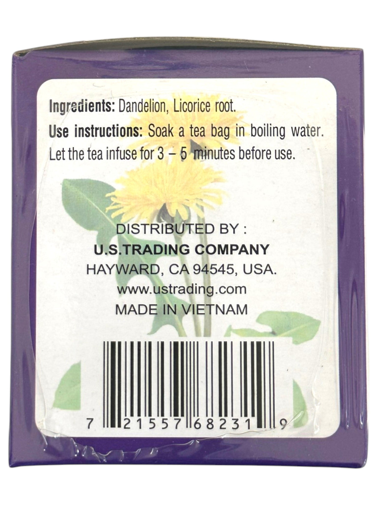 DRAGONFLY DANDELION TEA 25CT