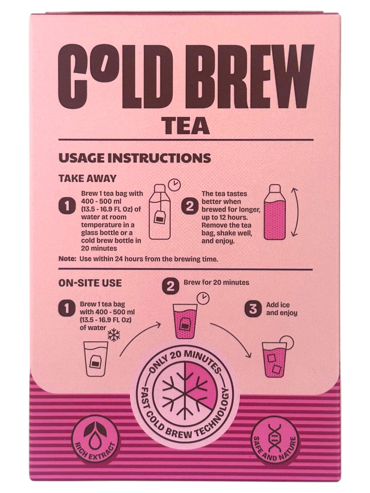 COZY COLD BREW TEA 12CT - SNOW SHAN TEA