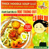 CHUON CHUON FROZEN MEAL: THICK NOODLE SOUP WITH FISH CAKE (12.7oz)