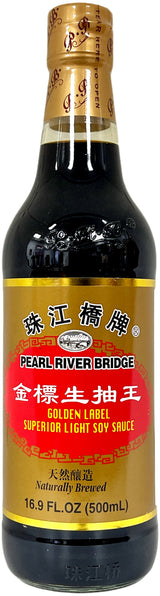 PEARL RIVER BRIDGE GOLDEN LABEL LIGHT SOY SAUCE (16.9oz)