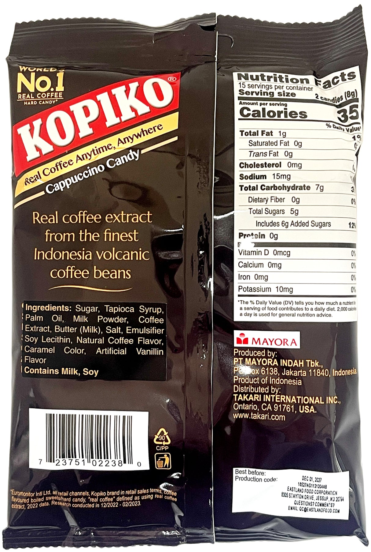KOPIKO CAPPUCCINO CANDY (4.23oz)