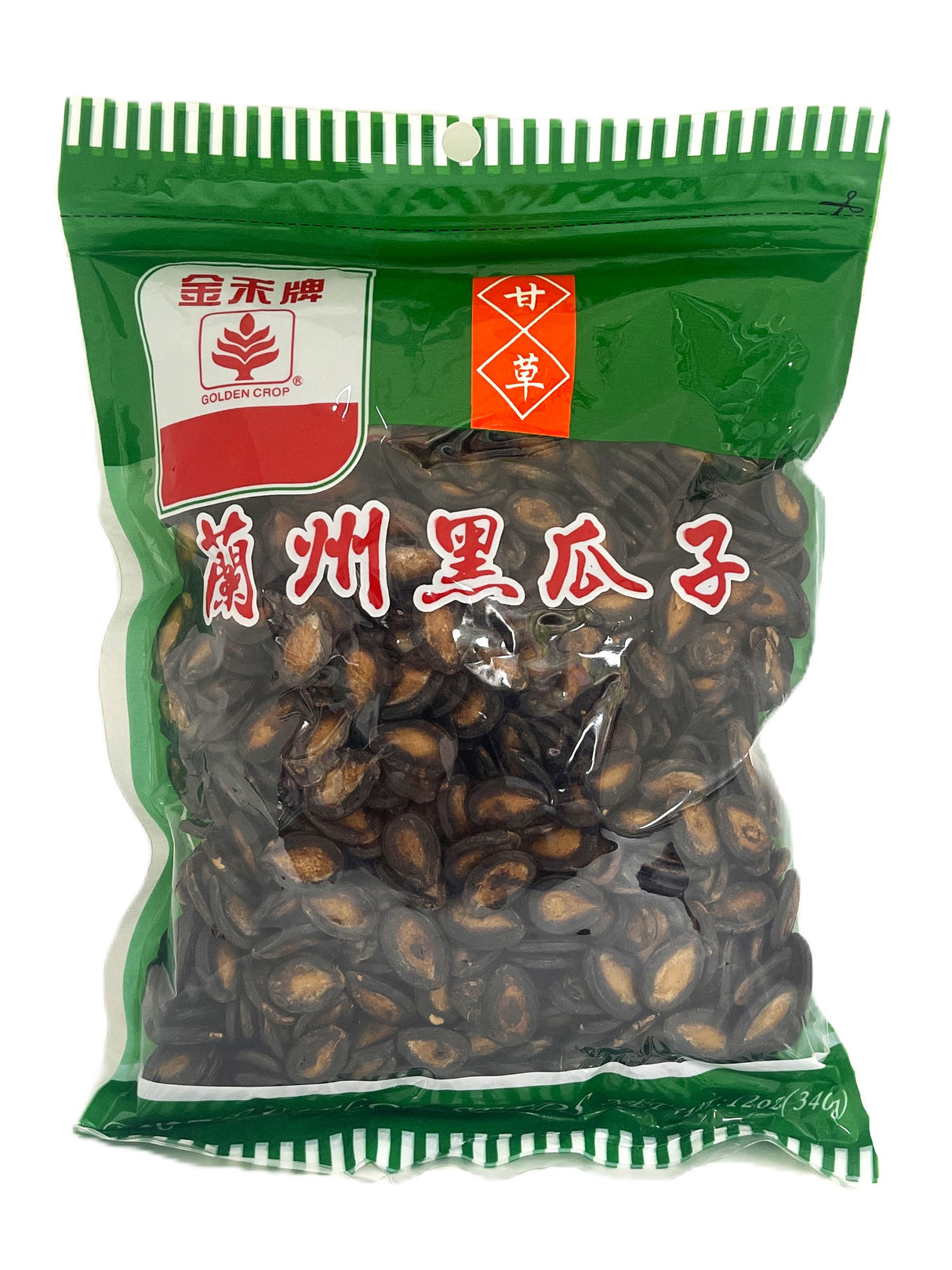 GOLDEN CROP BLACK MELON SEEDS - LIQUORICE (12oz)