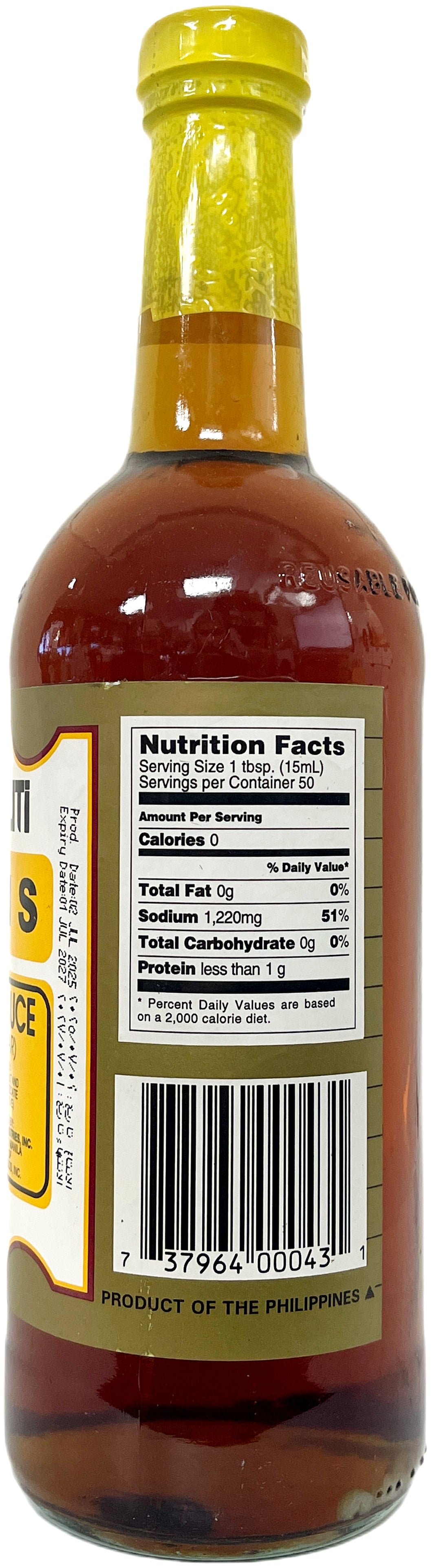 DATU-PUTI FISH SAUCE - REGULAR (25.36oz)