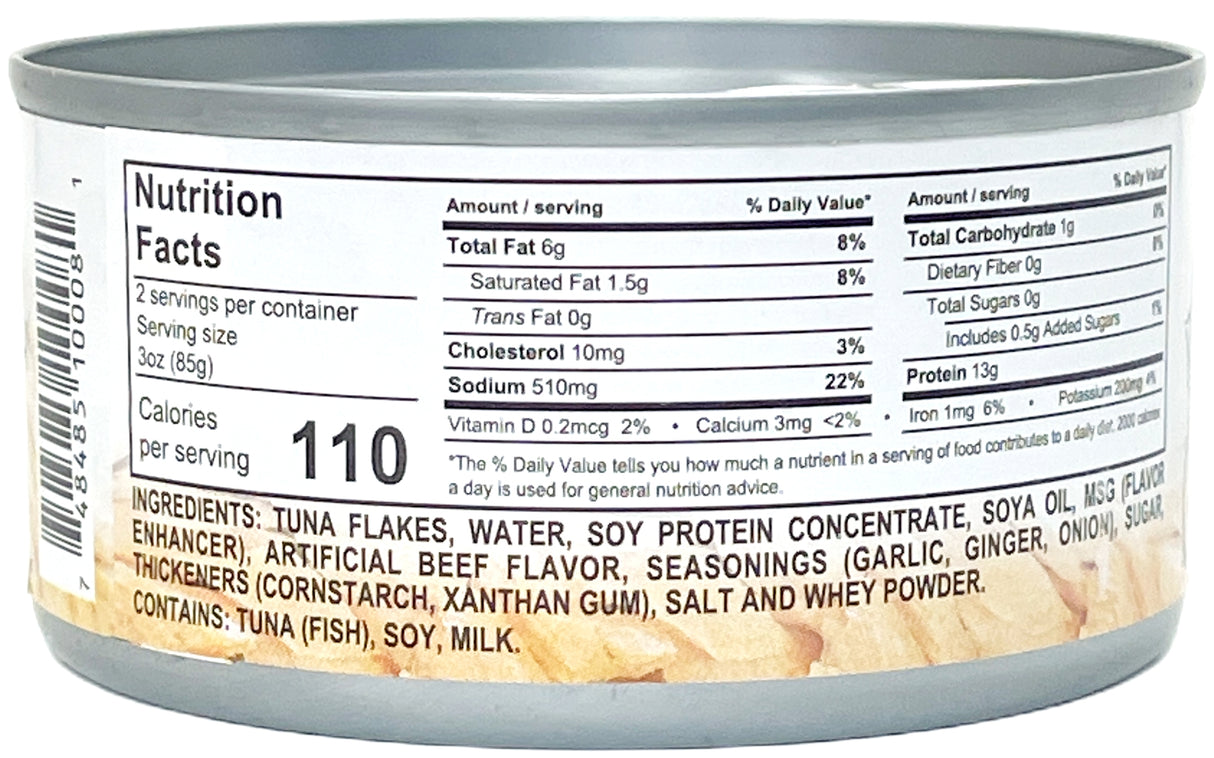 CENTURY CANNED LIGHT TUNA - FLAKED TUNA IN SOYA OIL (6.4oz)