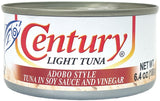 CENTURY CANNED LIGHT TUNA - ADOBO STYLE (6.4oz)