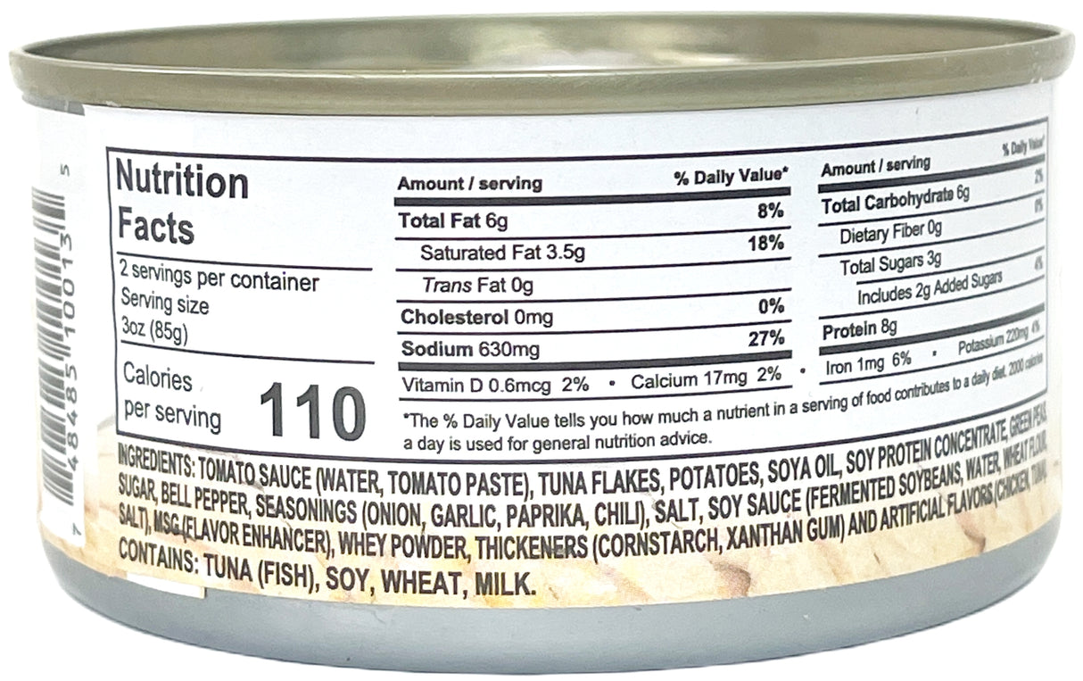 CENTURY CANNED LIGHT TUNA - AFRITADA STYLE (6.4oz)