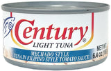 CENTURY CANNED LIGHT TUNA - MECHADO STYLE (6.4oz)