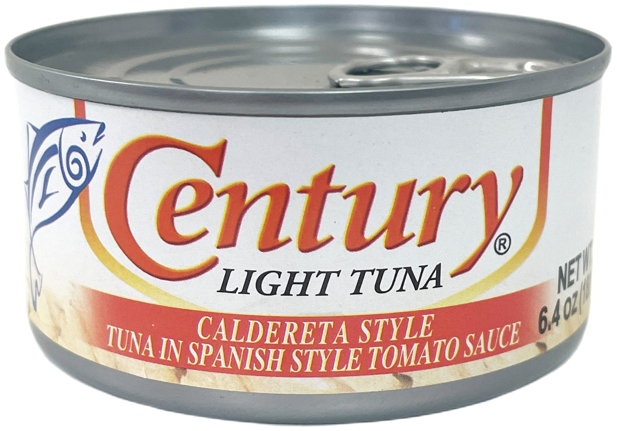 CENTURY CANNED LIGHT TUNA - CALDERETA STYLE (6.4oz)