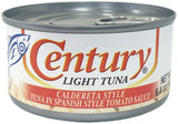 CENTURY CANNED LIGHT TUNA - CALDERETA STYLE (6.4oz)