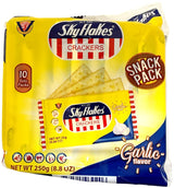SKYFLAKES CRACKER SNACK PACK - GARLIC