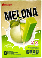 BINGGRAE MELONA DAIRY ICE BAR 8PK - MELON