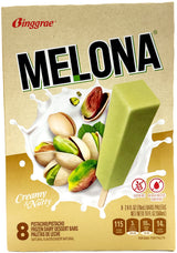 BINGGRAE MELONA DAIRY ICE BAR 8PK - PISTACHIO