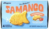 BINGGRAE SAMANCO TAIYAKI ICE CREAM 4PK - STRAWBERRY