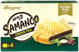 BINGGRAE SAMANCO TAIYAKI ICE CREAM 4PK - GREEN TEA & RED BEAN