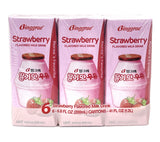 BINGGRAE MILK DRINK 6PK - STRAWBERRY