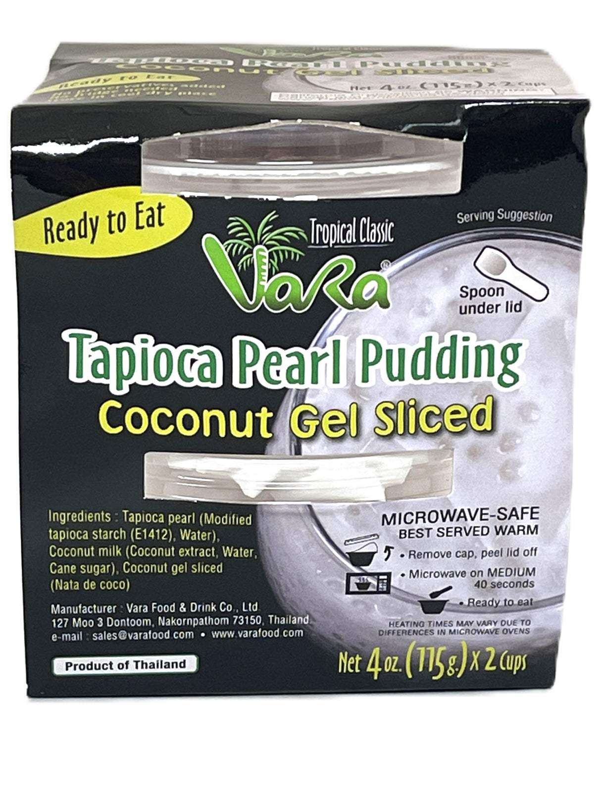 VARA TAPICOA PEARL PUDDING 2PK - COCONUT GEL