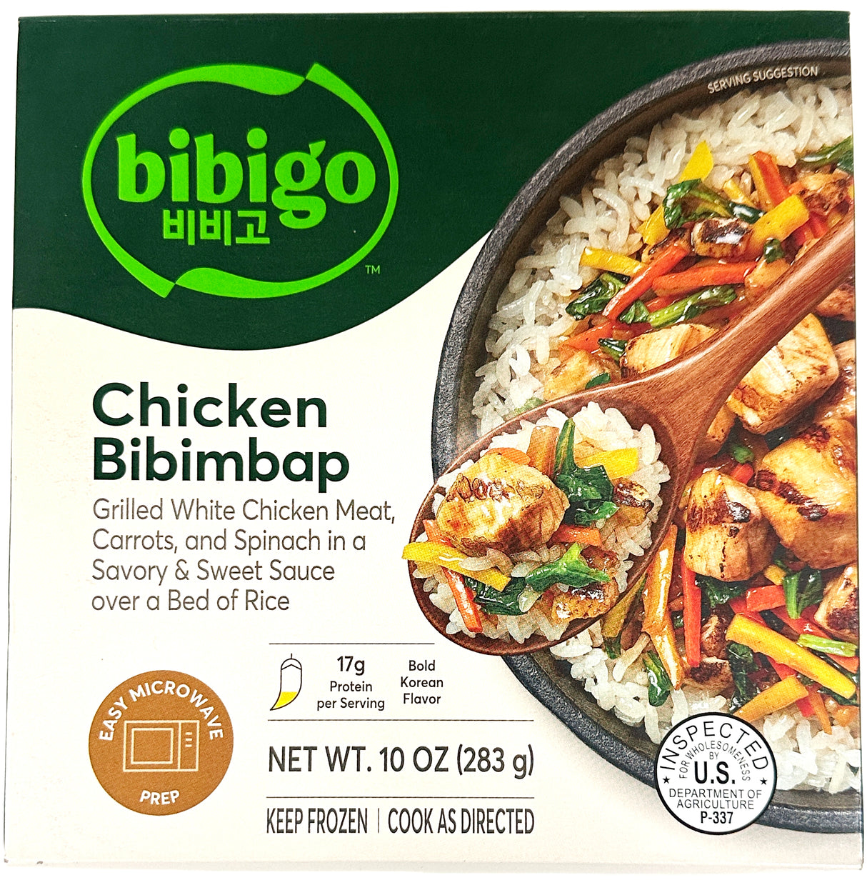BIBIGO FROZEN MEAL: CHICKEN BIBIMBAP (10oz)