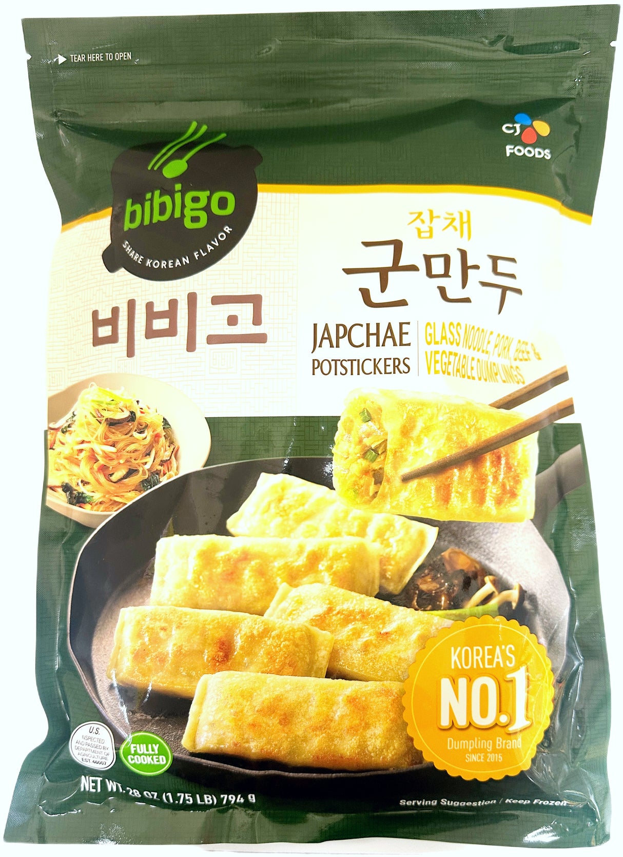 BIBIGO POTSTICKERS - JAPCHAE (28oz)