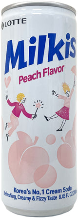 MILKIS CREAM SODA - PEACH (8.45oz)