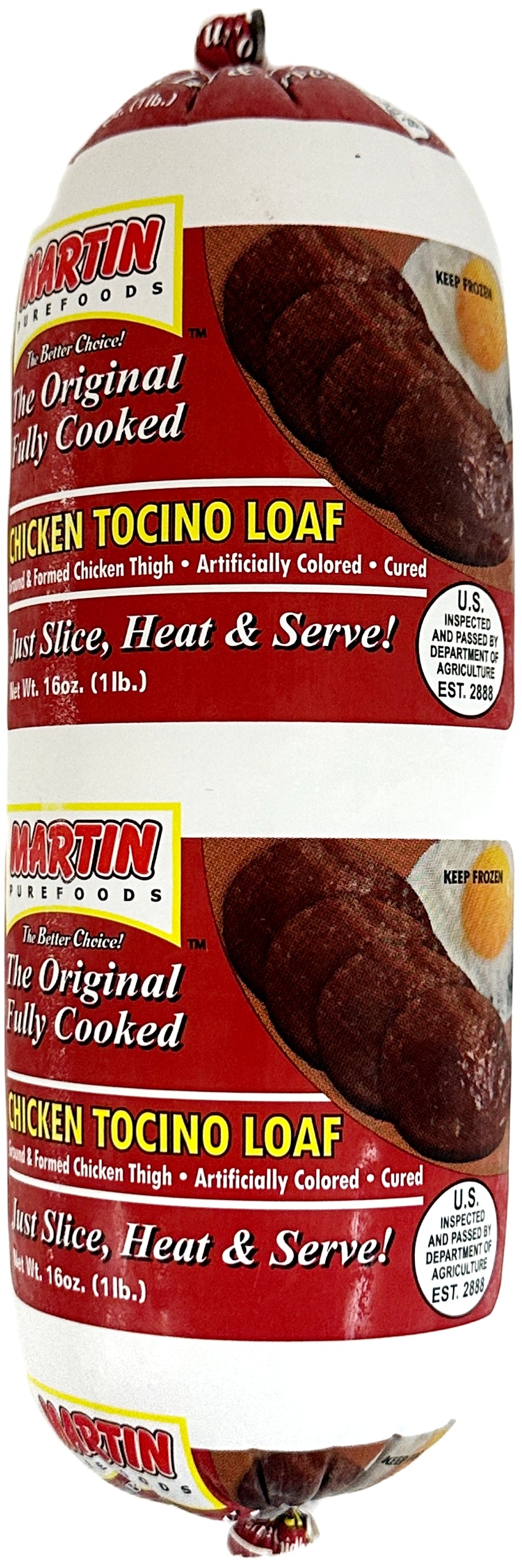 MARTIN CHICKEN TOCINO LOAF (16oz)