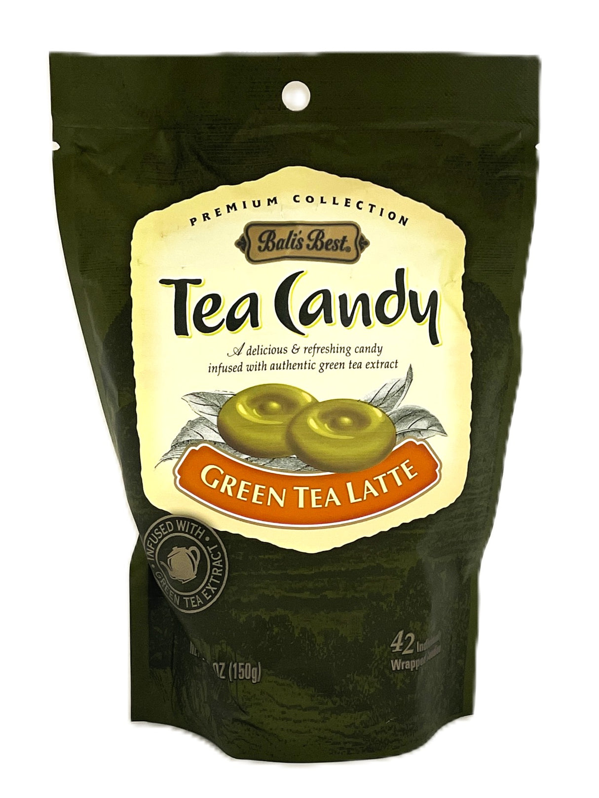 BALI'S BEST TEA CANDY - GREEN TEA LATTE (3.5oz)