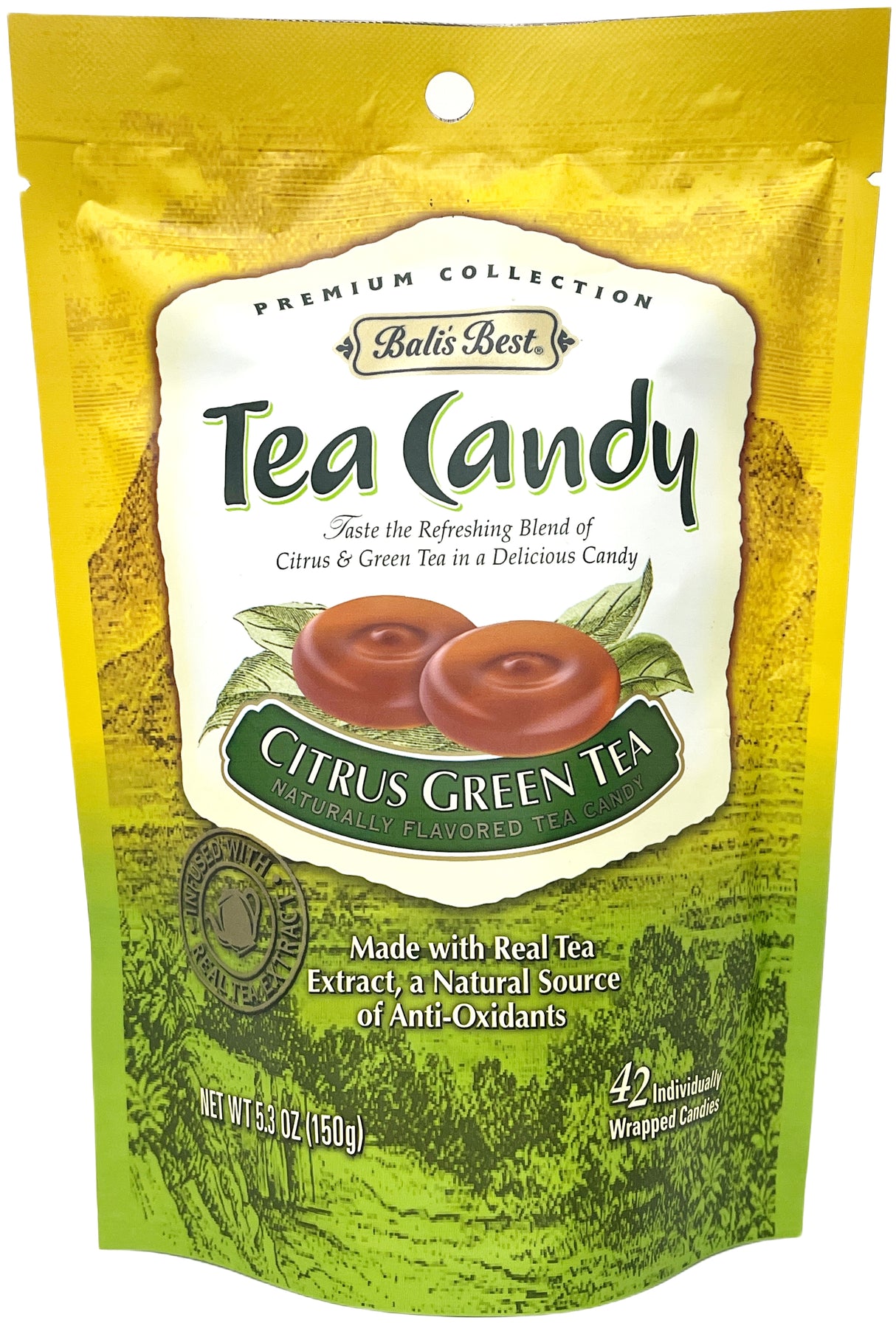 BALI'S BEST TEA CANDY - CITRUS GREEN TEA (5.3oz)